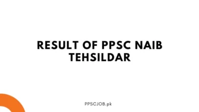 Result of PPSC Naib Tehsildar