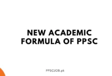 New Academic Formula of PPSC