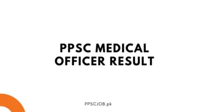 PPSC Medical Officer Result