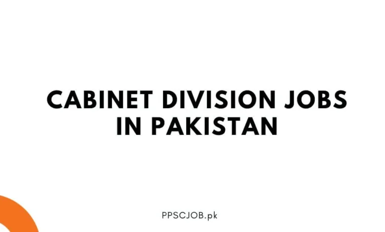 Cabinet Division Jobs in Pakistan