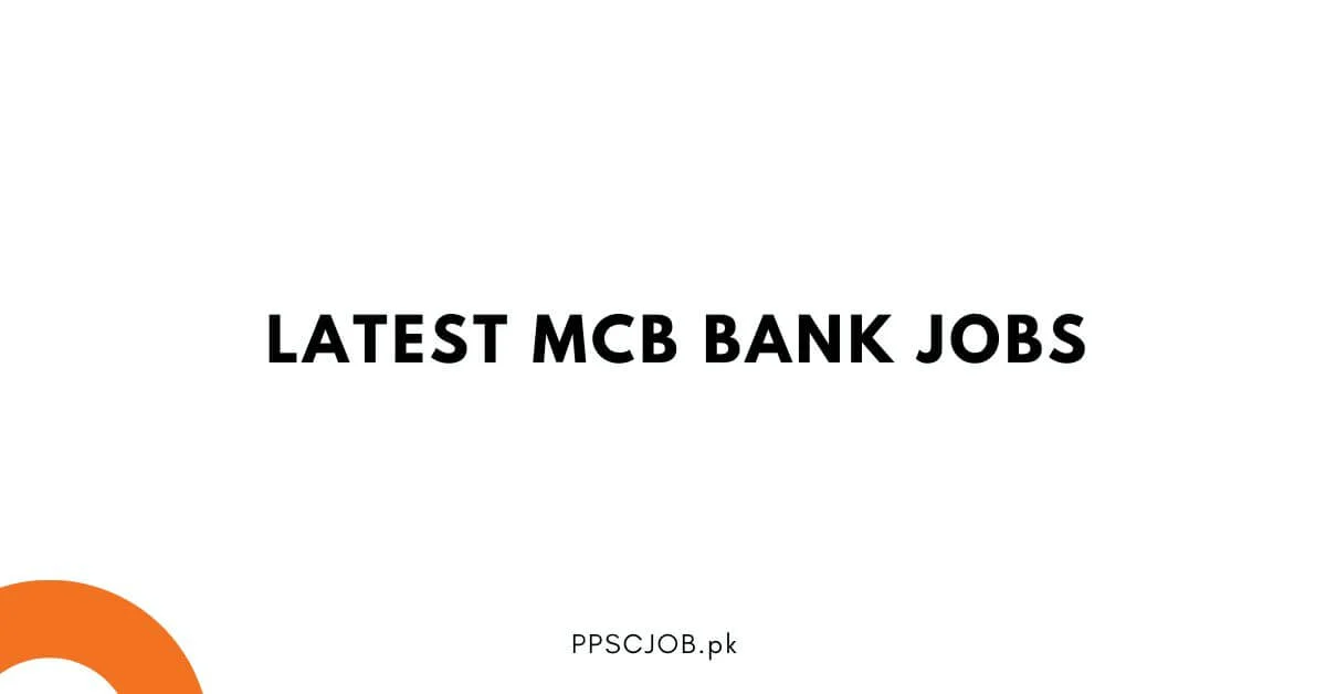 Latest MCB Bank Jobs 2024 Online Apply