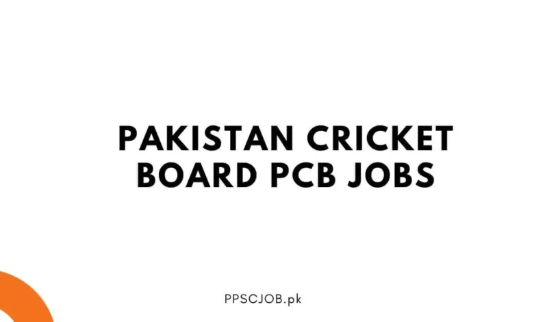Pakistan Cricket Board PCB Jobs