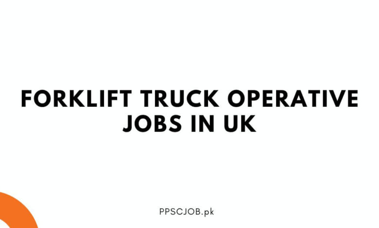 Forklift Truck Operative Jobs in UK