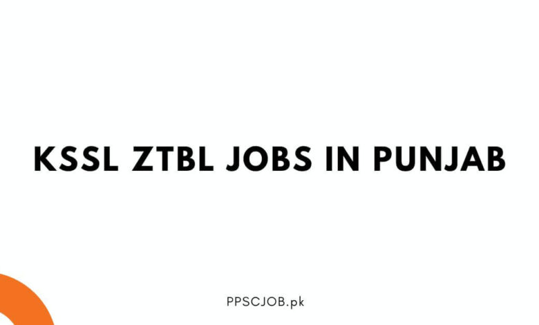 KSSL ZTBL Jobs in Punjab