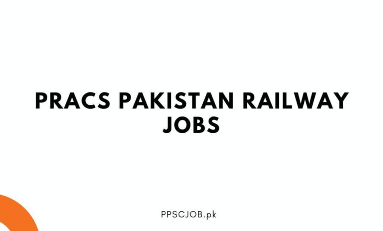 PRACS Pakistan Railway Jobs