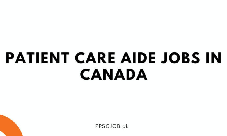 Patient Care Aide Jobs in Canada