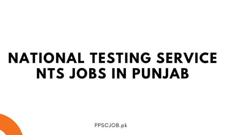 National Testing Service NTS Jobs in Punjab