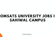 COMSATS University Jobs in Sahiwal Campus