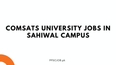 COMSATS University Jobs in Sahiwal Campus