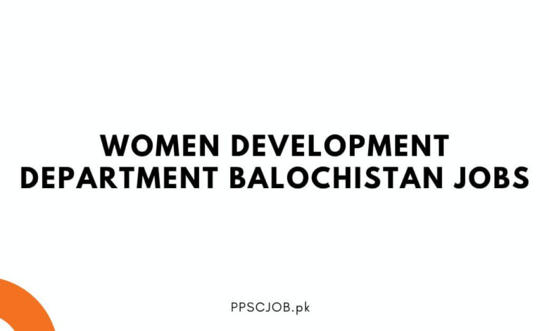 Women Development Department Balochistan Jobs